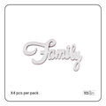 Wooden Family Word Cutouts