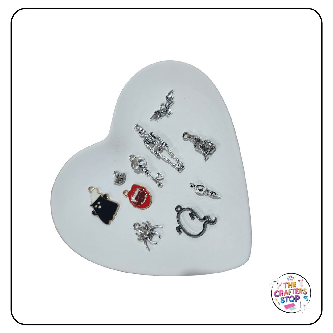 Horror/Halloween Themed Metal Charms