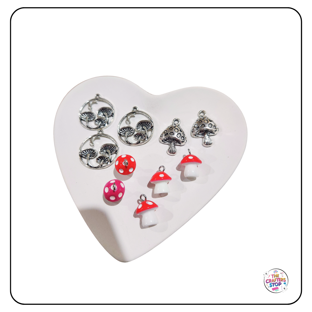 Mushroom Themed Charms