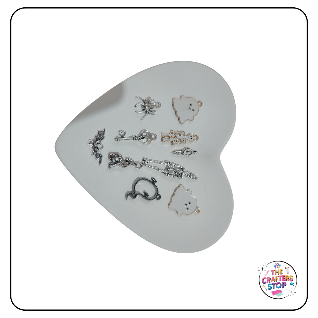 Horror/Halloween Themed Metal Charms