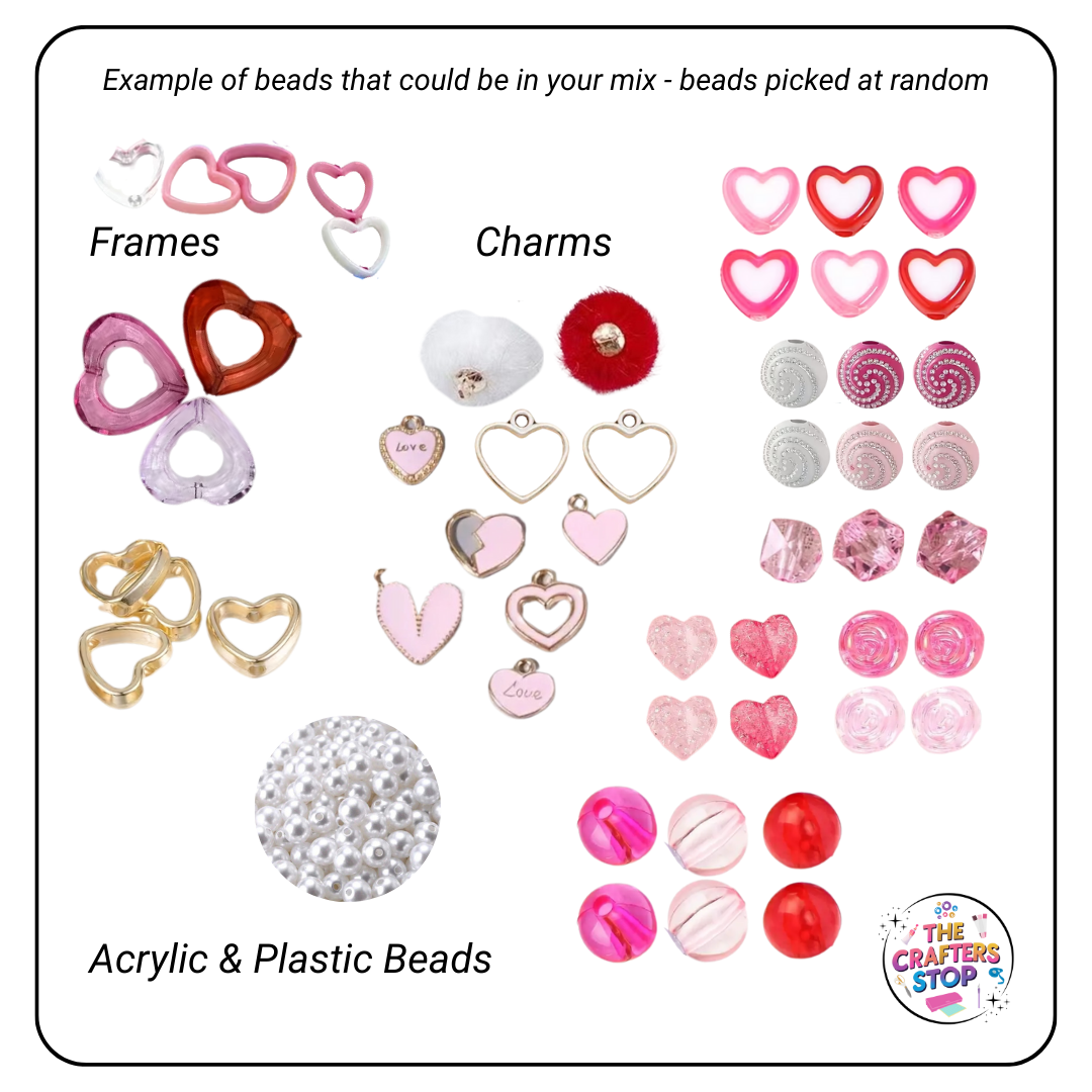 💖 LOVE Bead Mix 100g 💖