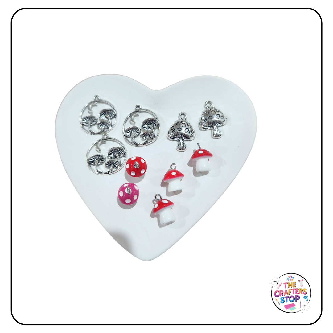 Mushroom Themed Charms