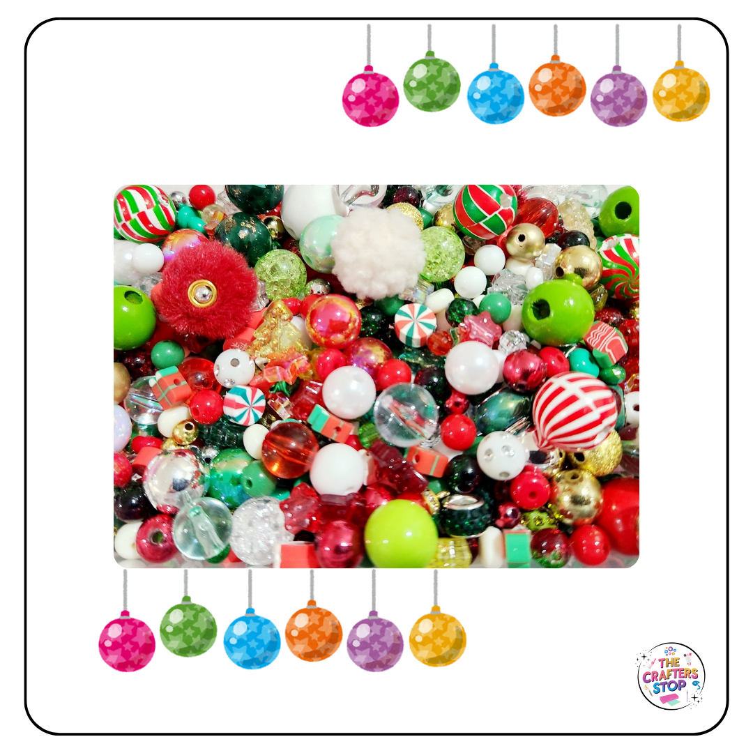 Christmas Bead Mix 40g/80g