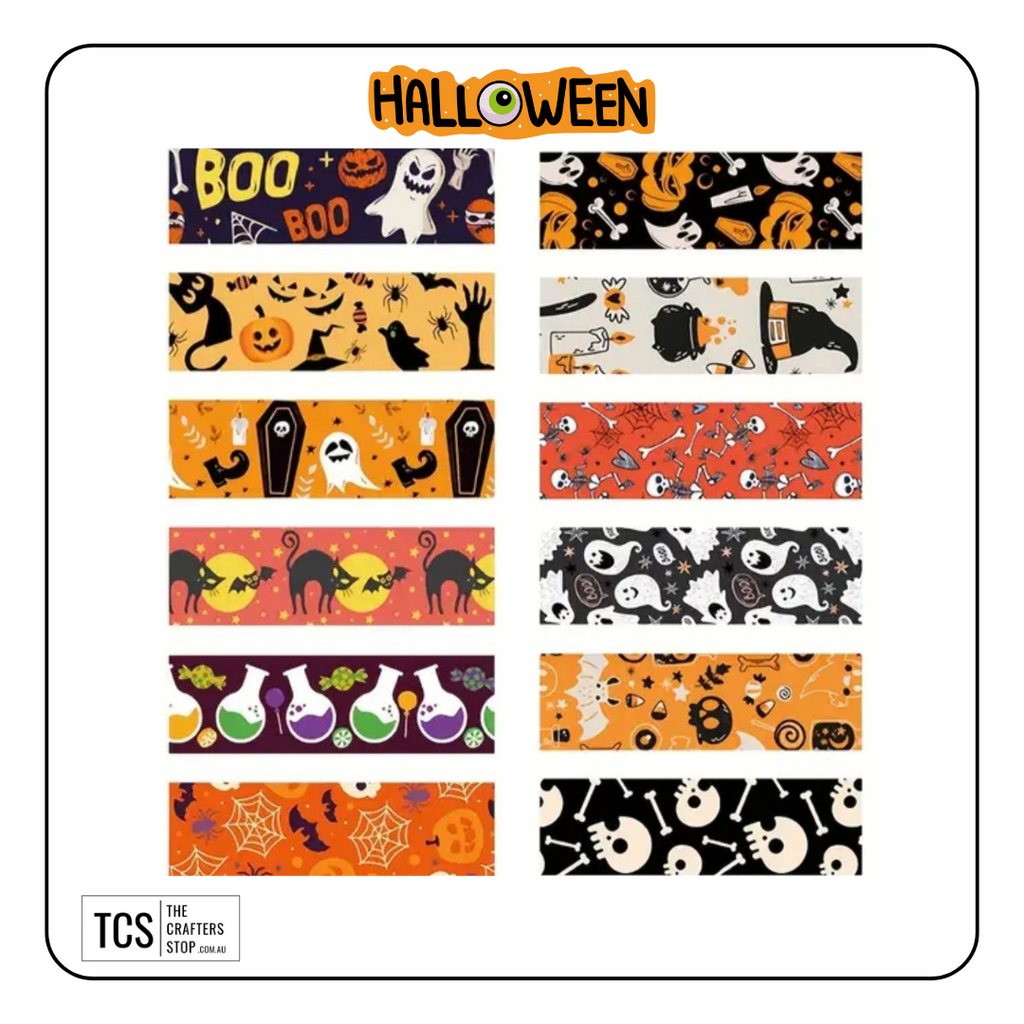 Decorative Halloween Washi Tape (2 Pack)
