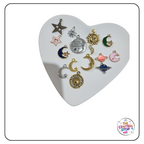 Sun/Moon/Planet Metal Themed Charms