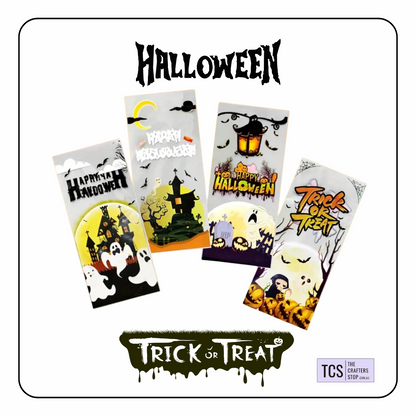 Tall Halloween Trick or Treat Bags (X50)