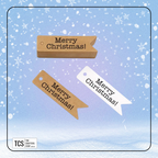 "Merry Christmas" Kraft Tags (2 Styles)