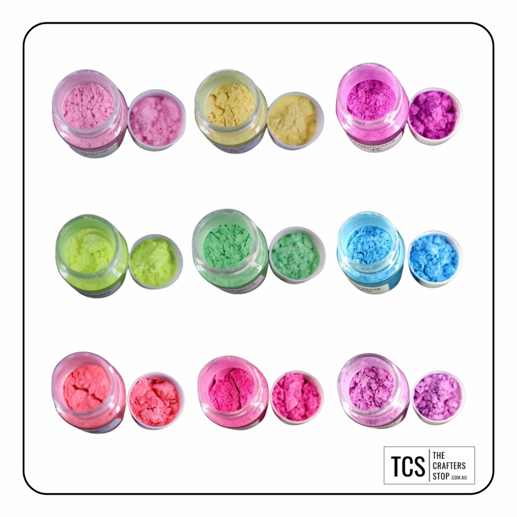 Fluroescent Pearlescent Mica Powder Pigments 20g