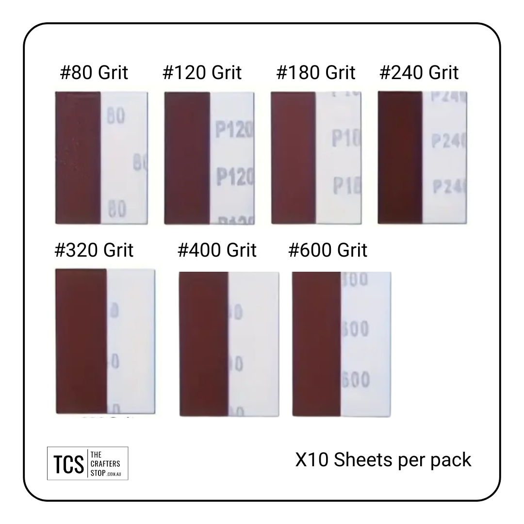 Replacement Sanding Sheets for Handheld Craft Sander