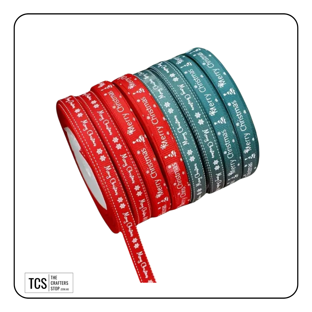 Red & Green Christmas Ribbon