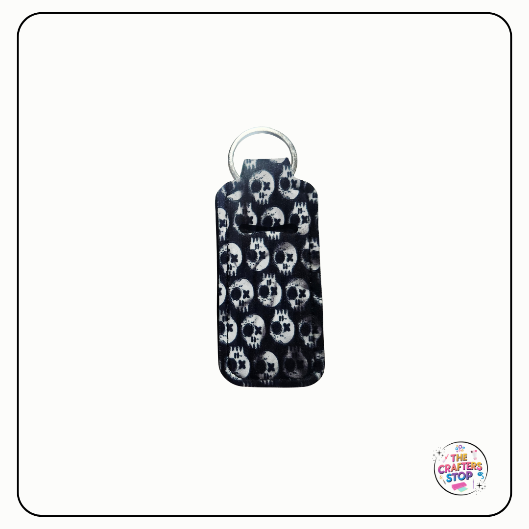 Halloween Themes Chapstick Holder Keyring