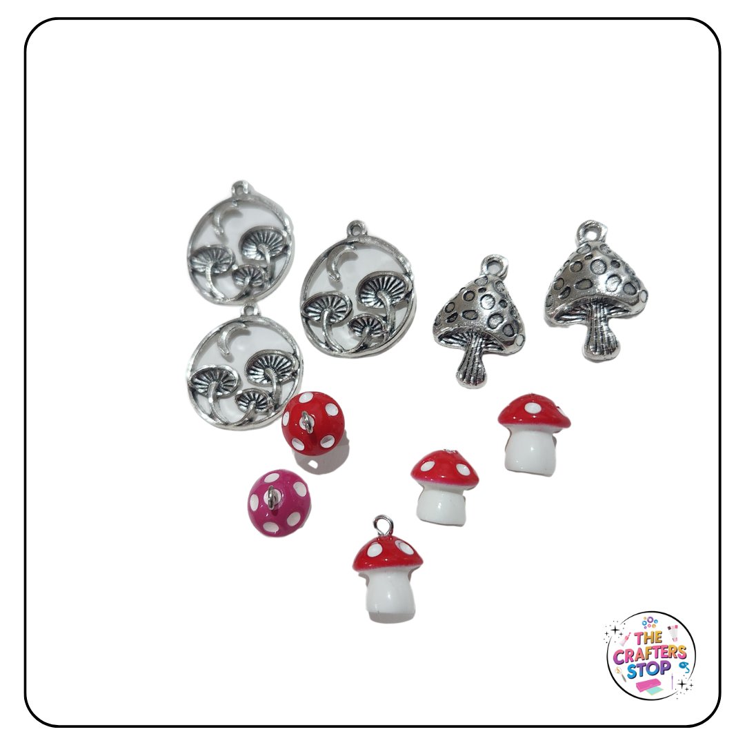 Mushroom Themed Charms