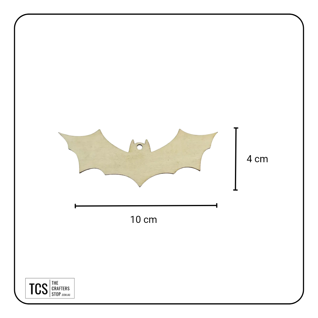 Wooden Halloween Bat Shapes