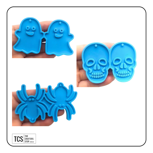 Small Halloween Keyring Silicone Mould (3 Designs)