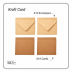 X10 Blank Cards/Envelopes for Card Making