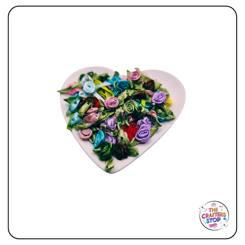Mini Fabric Craft Roses