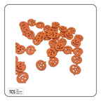 Wooden Pumpkin Halloween Embellishments