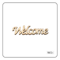 Wooden "Welcome" Shapes