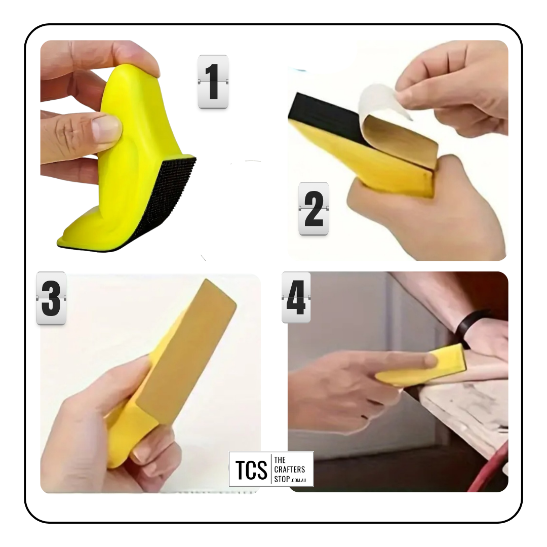 Mini Handheld Craft Sander & Sandpaper