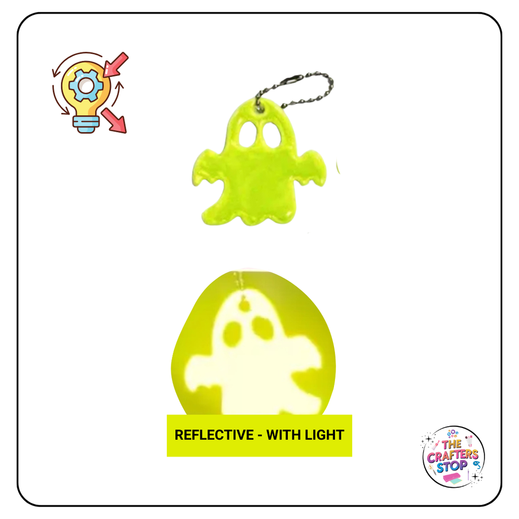 Cute Reflective Ghost Keyring