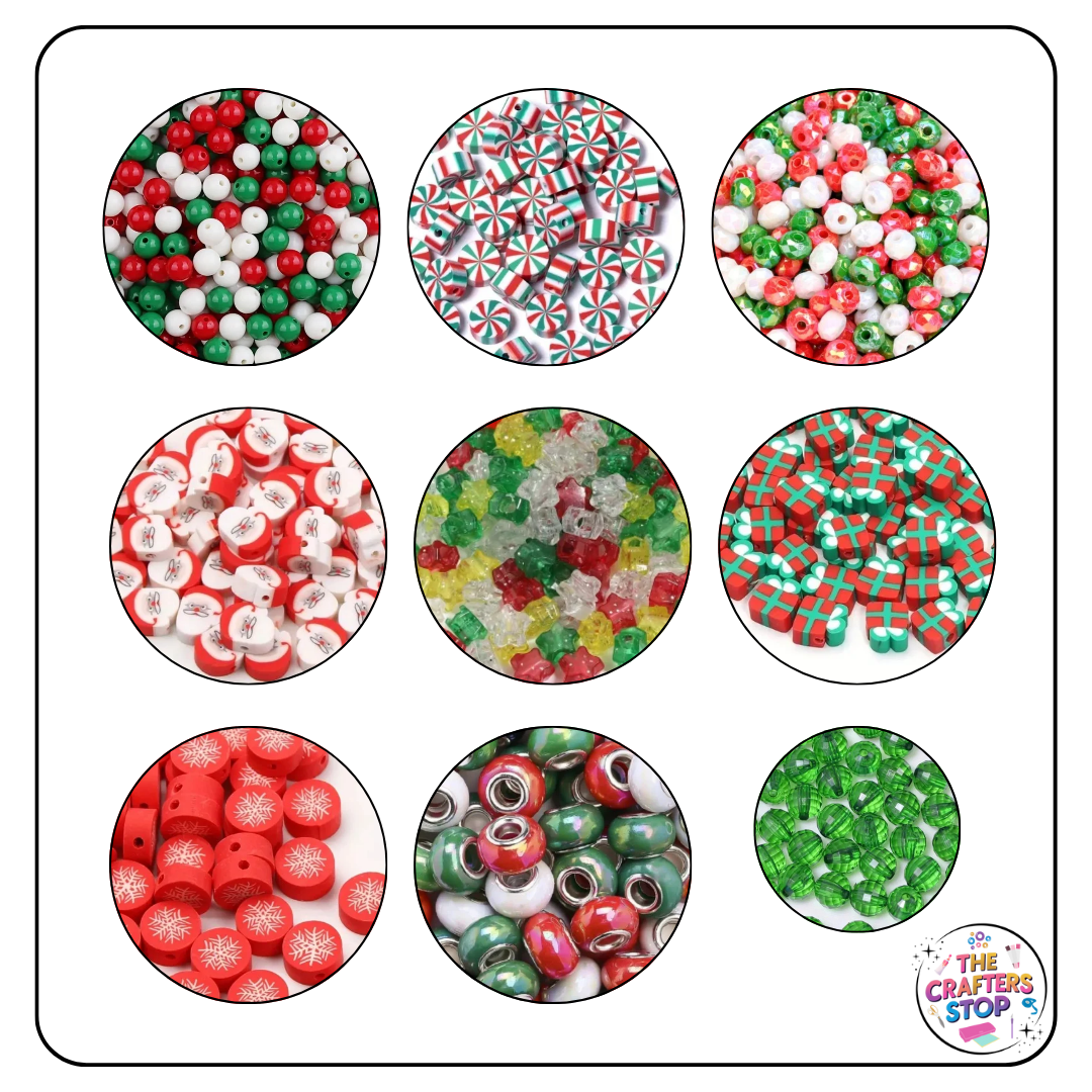 Christmas Bead Mix 40g/80g