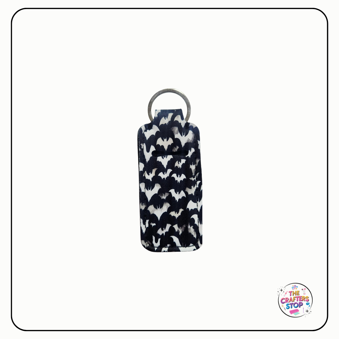 Halloween Themes Chapstick Holder Keyring