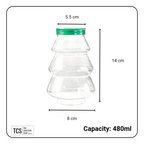 Decorative Christmas Tree Plastic Bottle