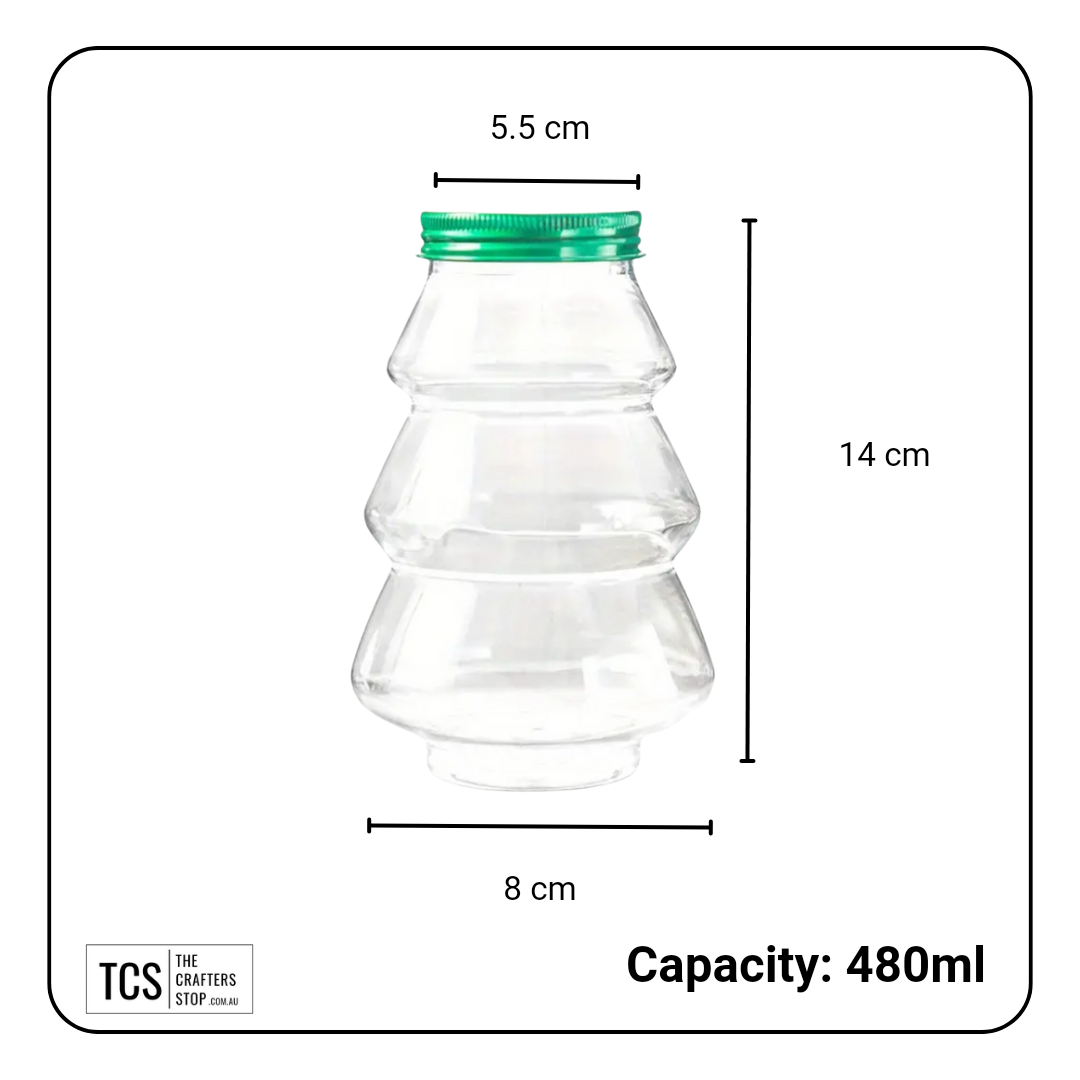 Decorative Christmas Tree Plastic Bottle