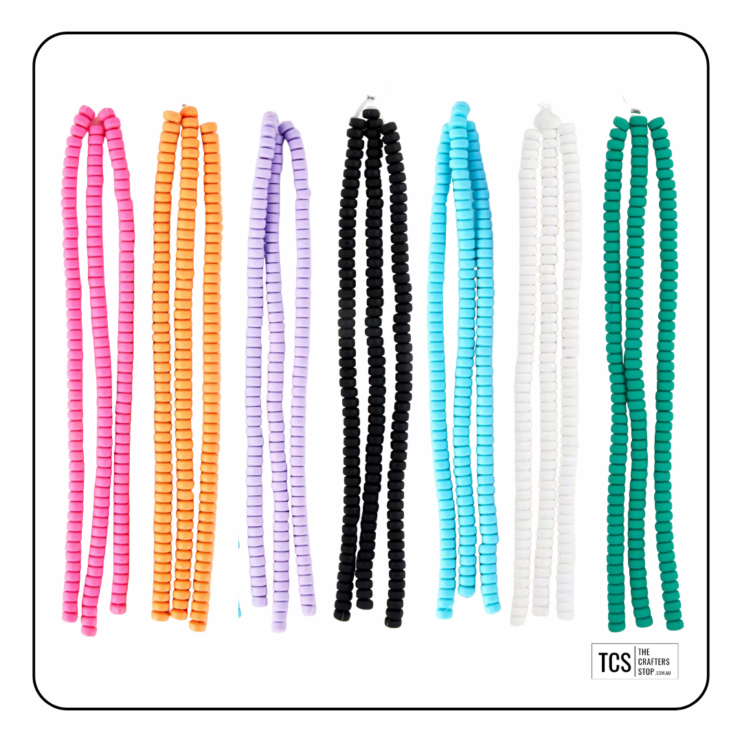 Polymer Clay Beads 6mm