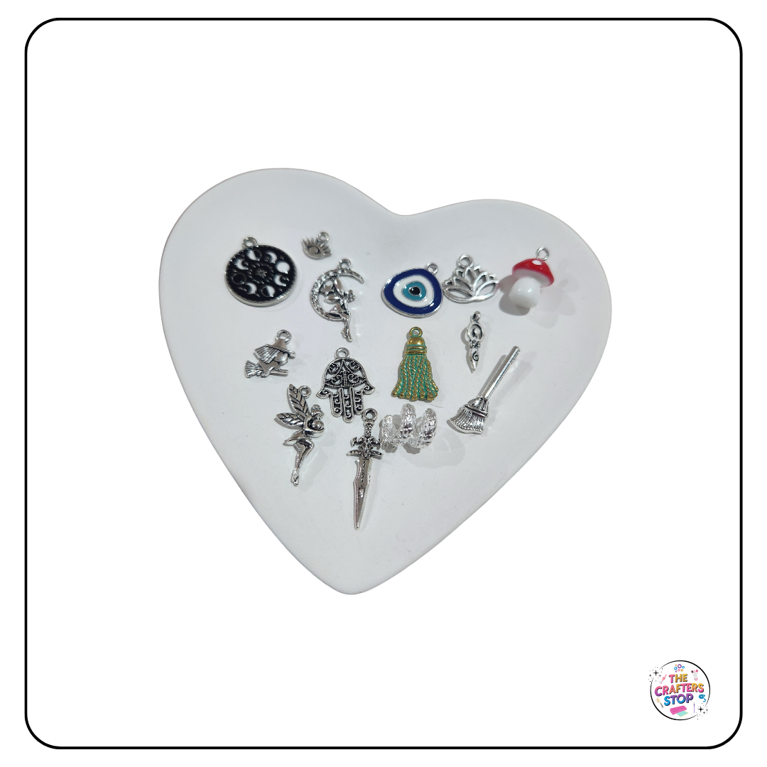 Magic/Witch Metal Themed Charms