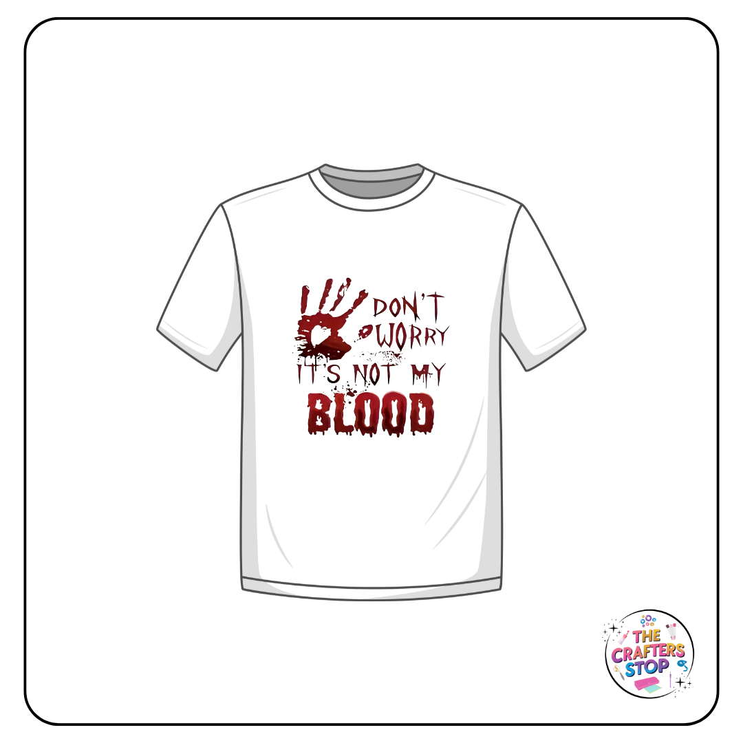 Halloween DTF Iron On Transfer - Blood