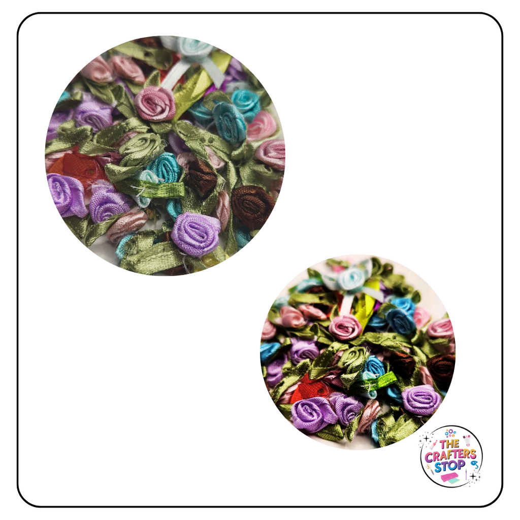 Mini Fabric Craft Roses