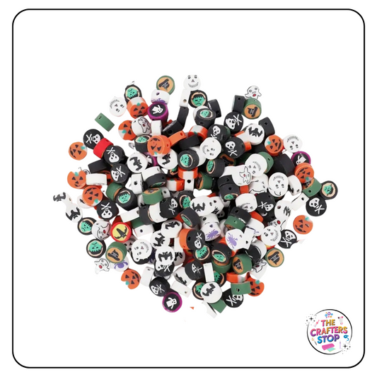 Polymer Clay Halloween Beads
