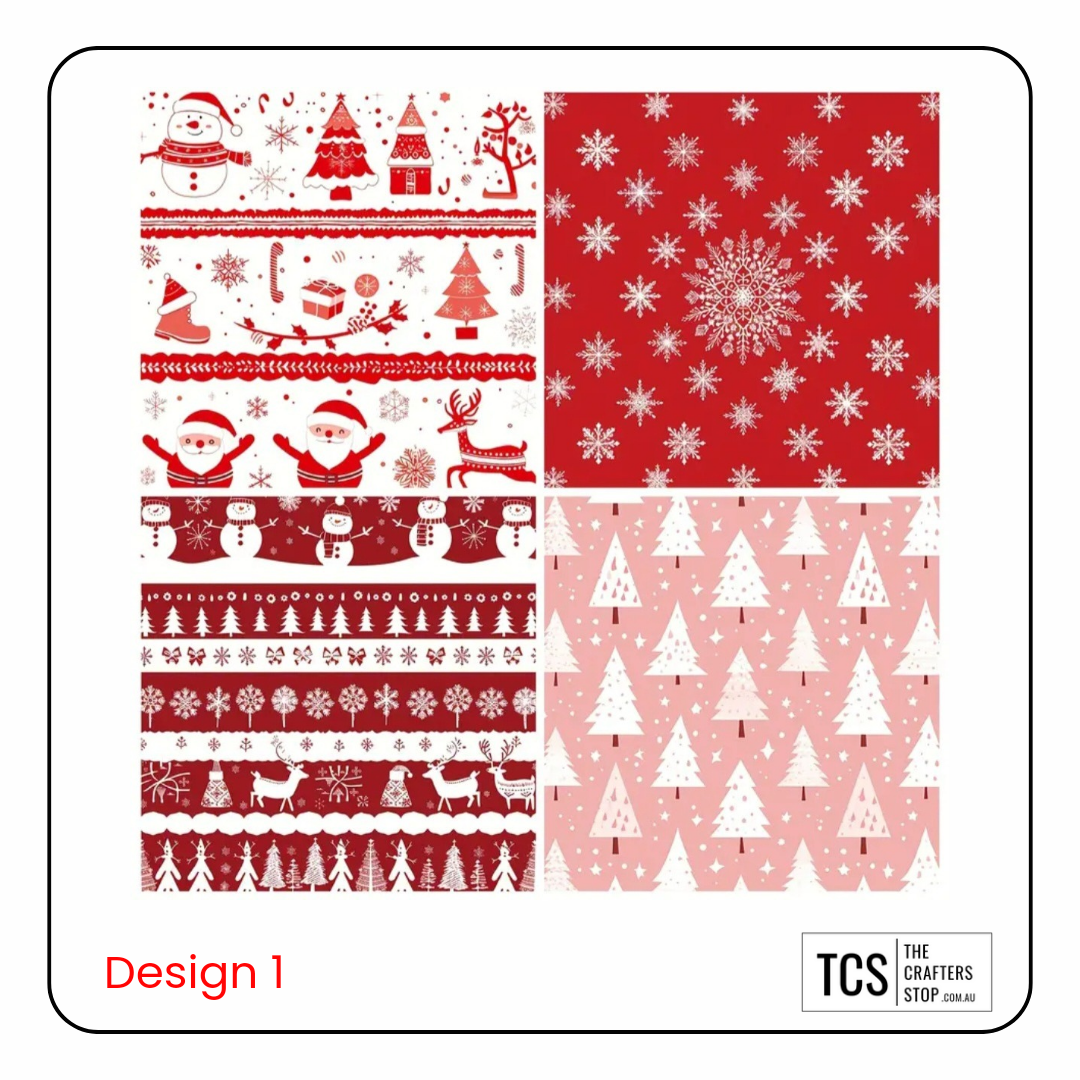 Christmas Design Paper Pad (3 Designs)