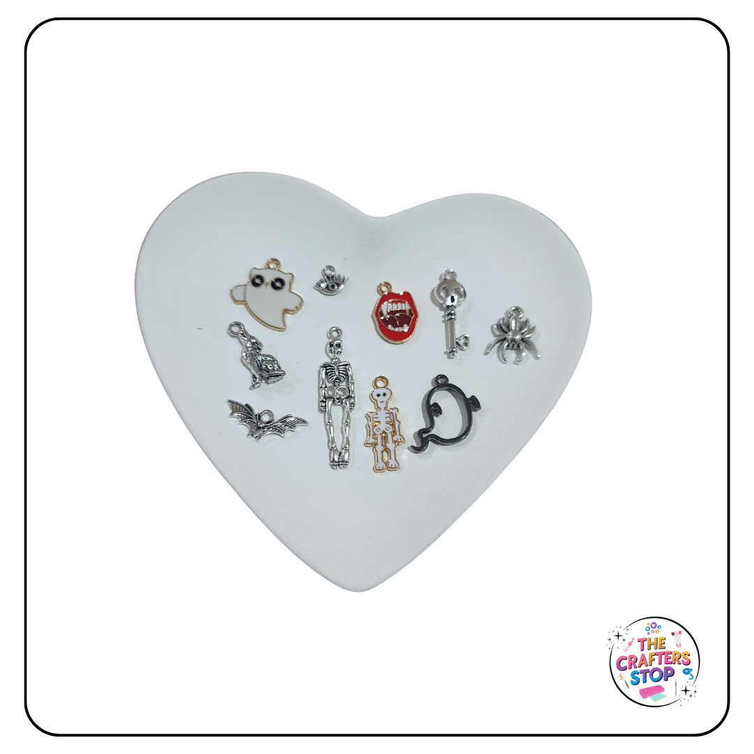 Horror/Halloween Themed Metal Charms