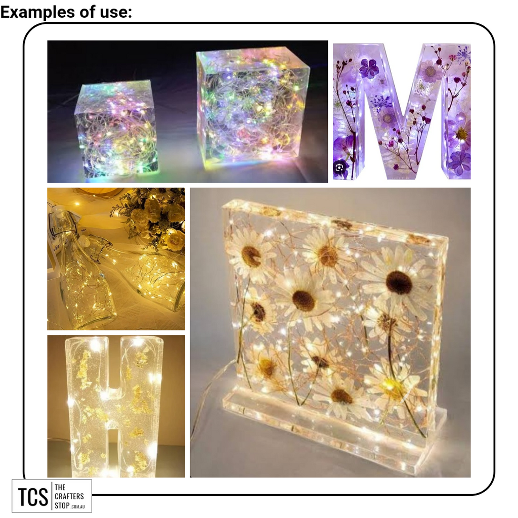 2m Copper Wire LED Lights
