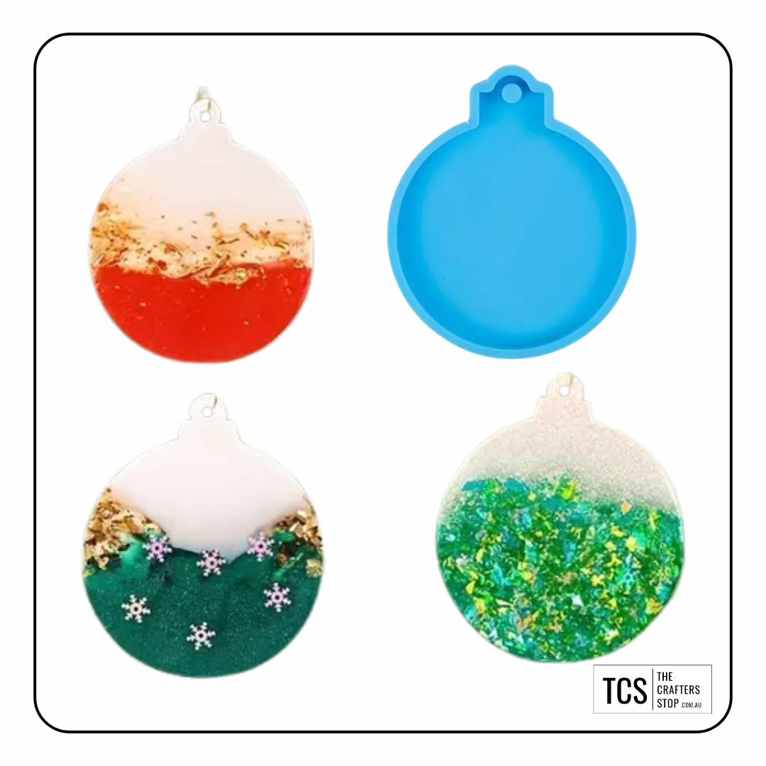 Resin Silicone Christmas Bauble Mould