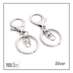 Keyring with Lobster Claw and Swivel Clasps