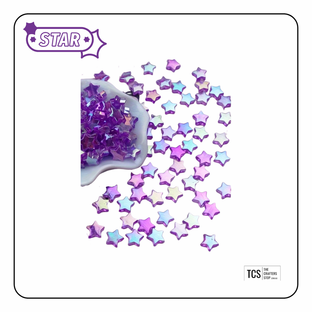 Irridesent Star Beads