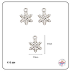 Silver Snowflake Charms