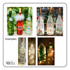 2m Solar Bottle Copper Wire LED Lights (2 Colours)