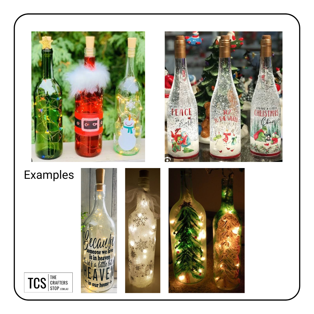 2m Solar Bottle Copper Wire LED Lights (2 Colours)