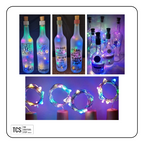 2m Solar Bottle Copper Wire LED Lights (2 Colours)