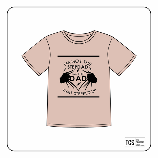 Fathers Day "STEPDAD" DTF Iron On Transfer