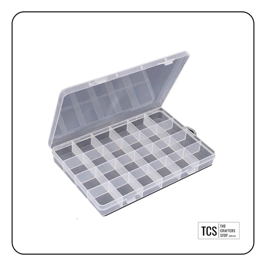 Plastic Craft Compartment Storage Box (19X13cm)