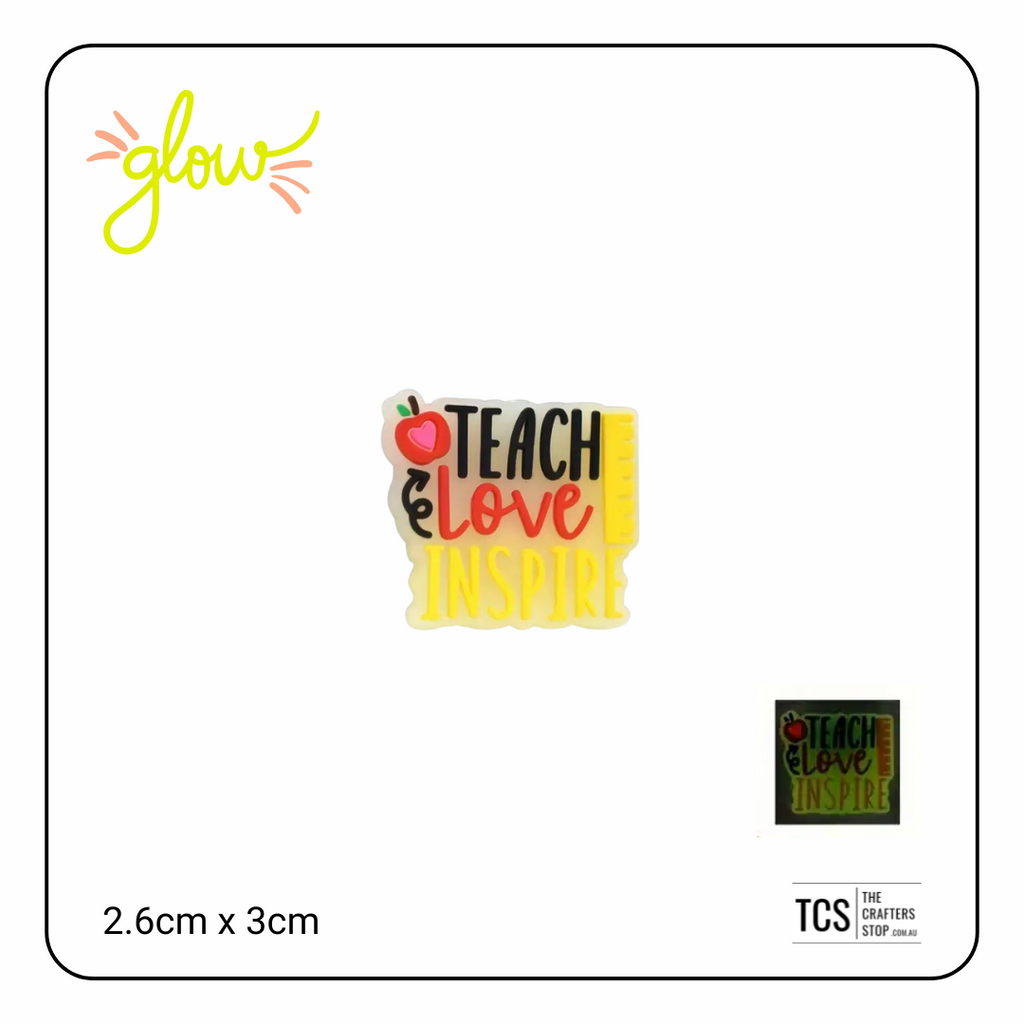 Teacher Theme Focal Beads
