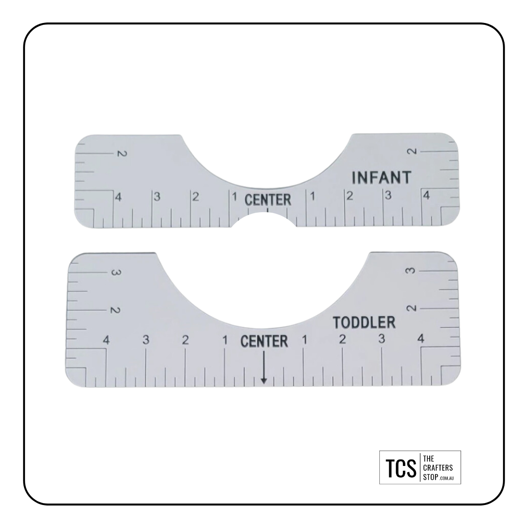 HTV T-Shirt Alignment Tool Set (4pcs) - 4 Colours available