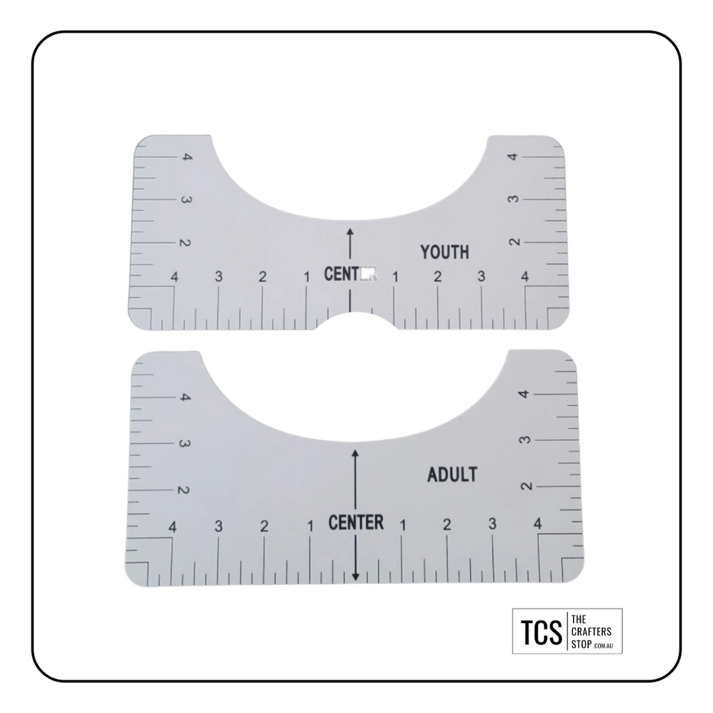 HTV T-Shirt Alignment Tool Set (4pcs) - 4 Colours available
