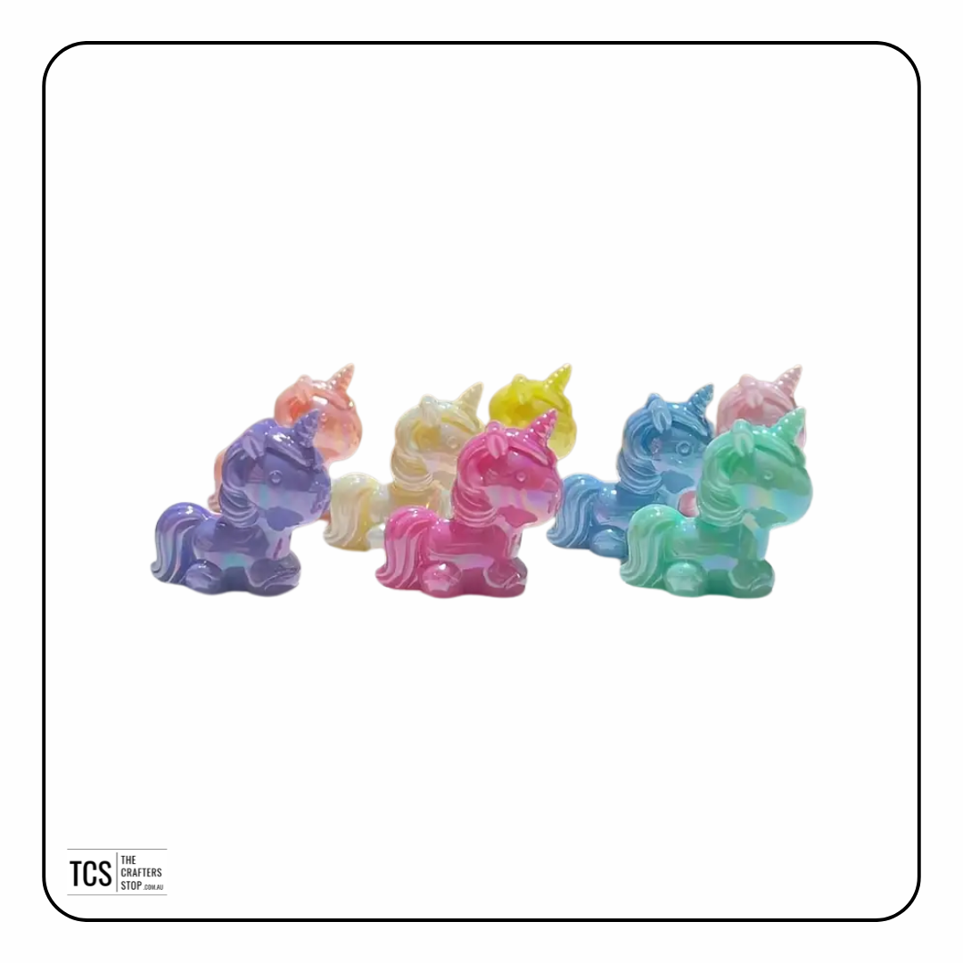 Large Acrylic Uncorn Beads
