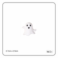 White Ghost Focal Beads